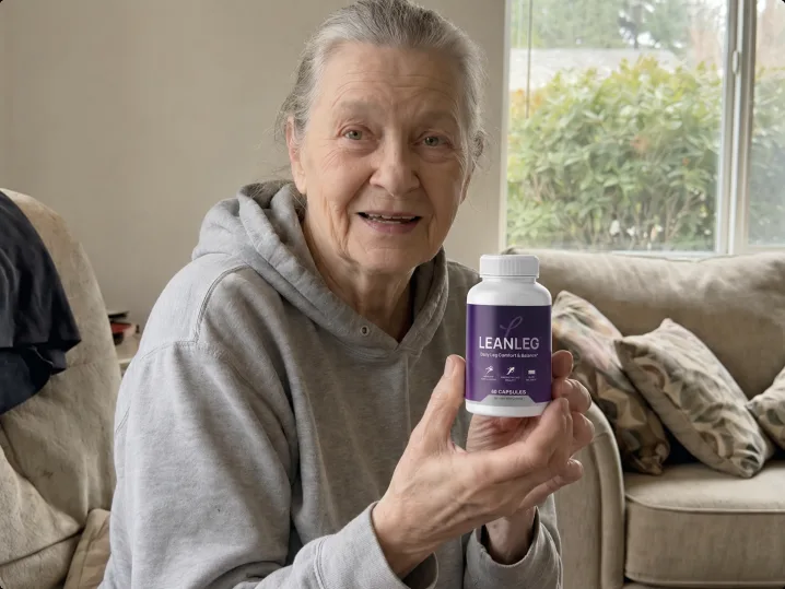 Diane holding LEANLEG