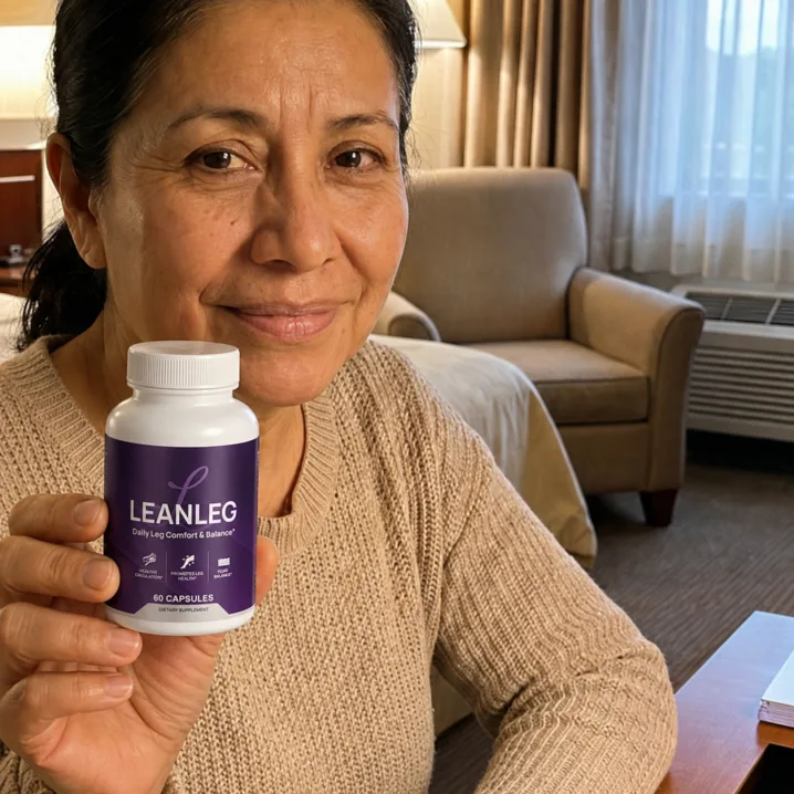 Sandra holding LEANLEG